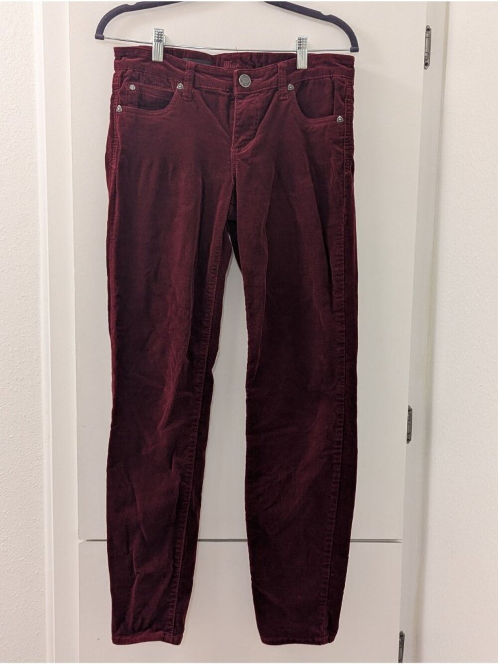 Kut From The Kloth Diana Skinny Corduroy Pants Womens Size 6